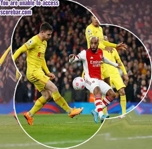 Liverpool current match score