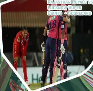 Rajasthan royals last match scorecard